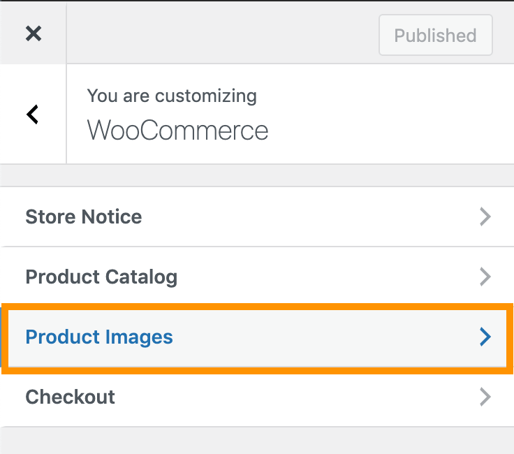 customize wc product image