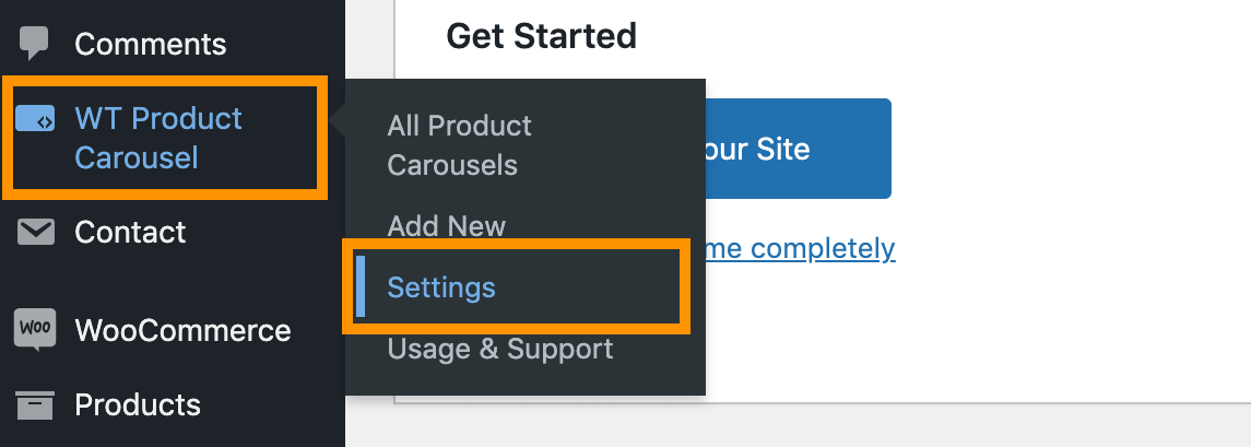 global plugin click settings