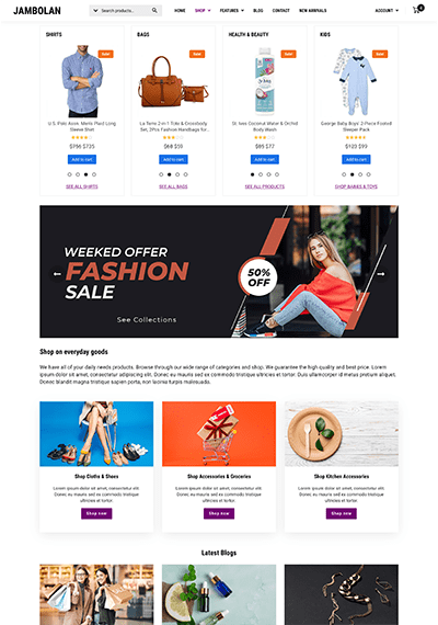 WT Jambolan - WordPress eCommerce Theme for WooCommerce