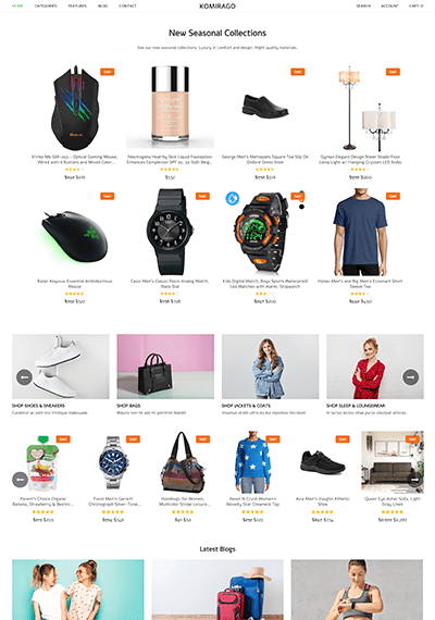 WT Komirago - WordPress eCommerce Theme for WooCommerce