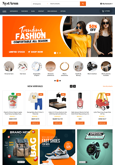 WT Nystaron - WordPress eCommerce Theme for WooCommerce
