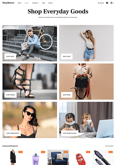WT Rosybrown - WordPress eCommerce Theme for WooCommerce