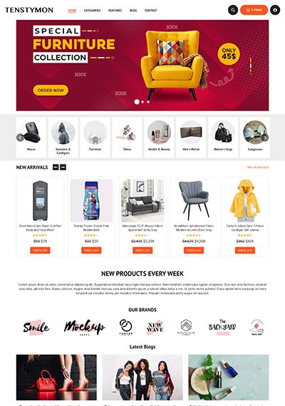 WT Tenstymon - WordPress eCommerce Theme for WooCommerce