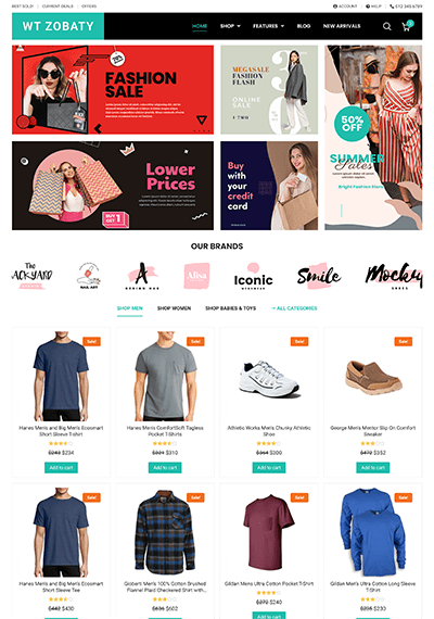 WT Zobaty - WordPress eCommerce Theme for WooCommerce
