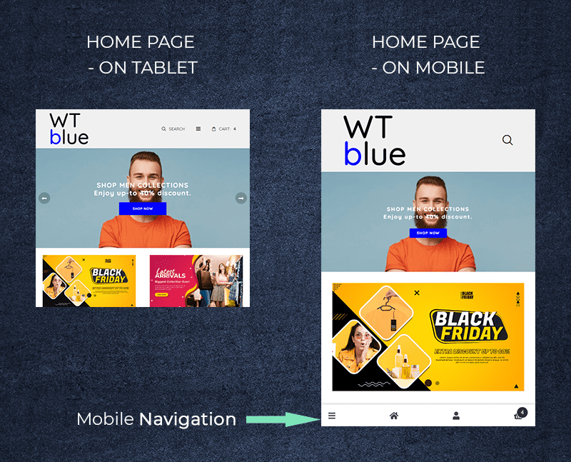 Blue Tablet Mobile