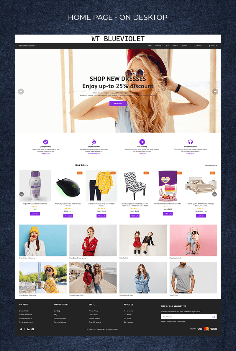 Blueviolet Home