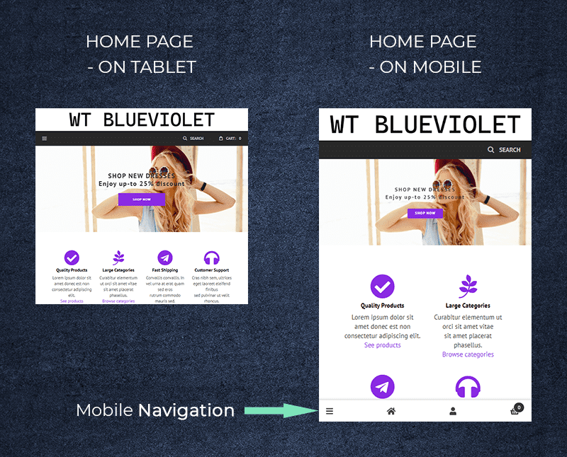 Blueviolet Tablet Mobile